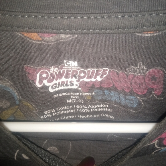 Powerpuff Girls Print Crew Neck Crop Top Short Sleeved Tee M - Picture 6 of 7